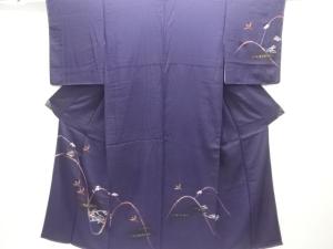 松に鳥模様訪問着